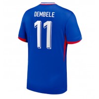 Frankrike Ousmane Dembele #11 Hemmatröja EM 2024 Kortärmad